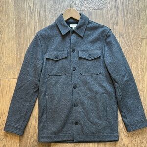 Club Monaco Gray Lightweight Shirt Jacket Size XS Great Condition